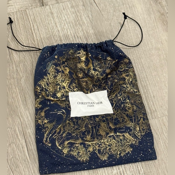 Dior Handbags - Dior Constellation Collectible Drawstring Pouch dust bag Navy and Gold